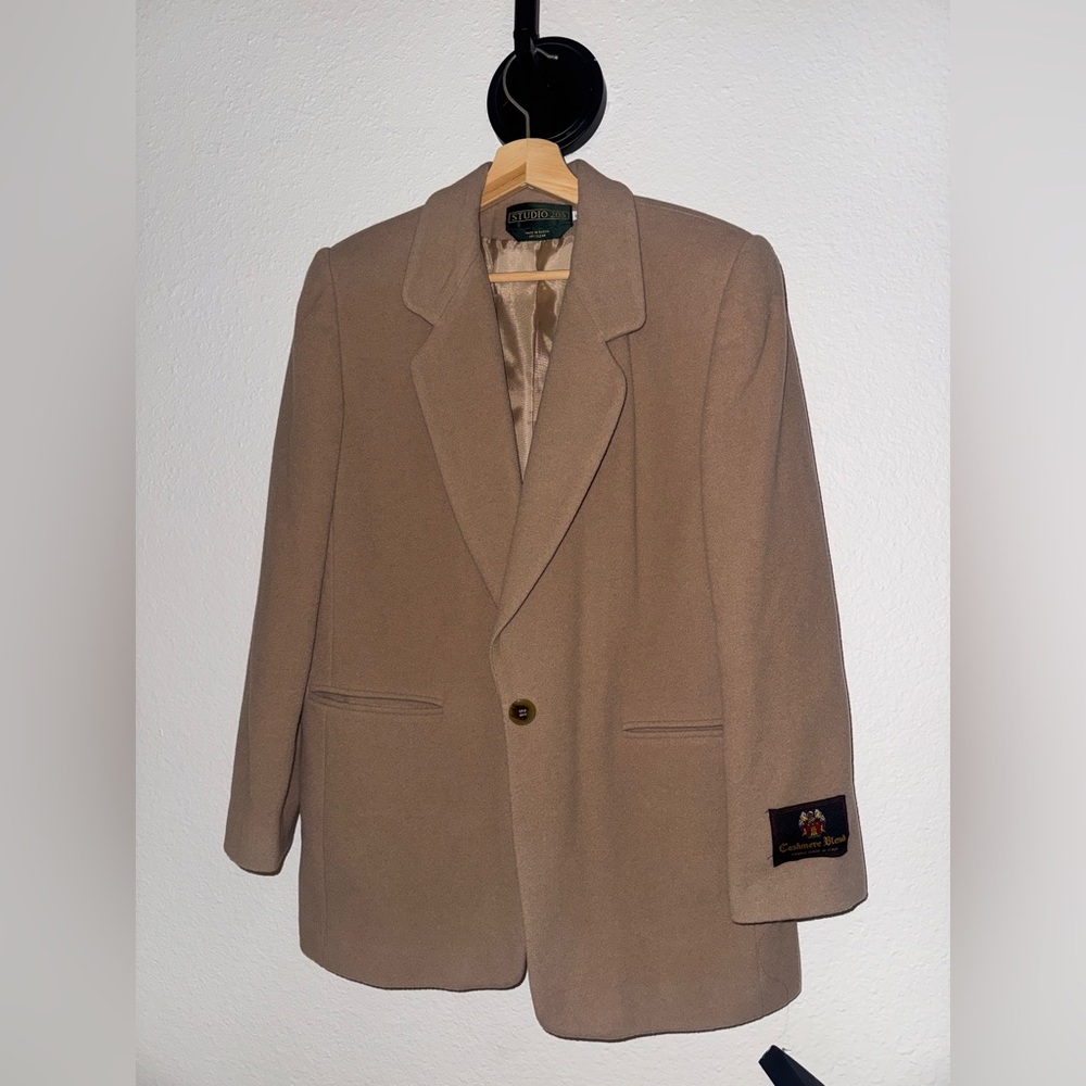 Vintage Cashmere Blazer - Size 8
